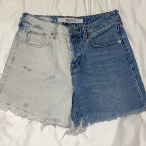 bleached shorts
